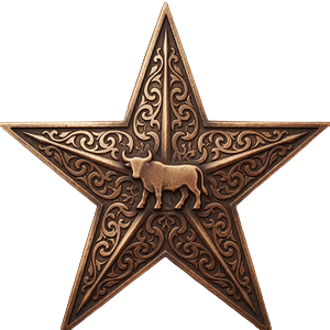 Bronzener Stern-Orden mit Stier-Emblem f&uuml;r die VIP-Stufen Novata und Torera